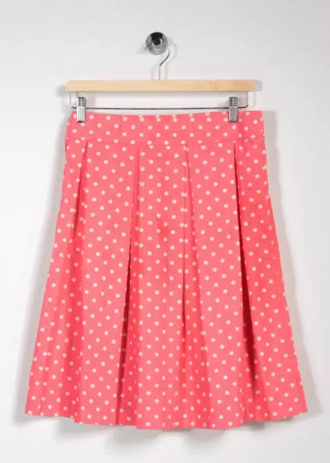 Hot pink polka dot skirt shop