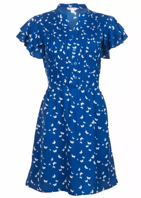 Yumi bird and butterfly dress on sale