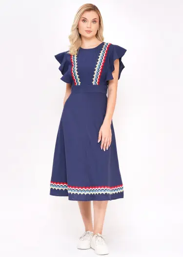 knee length dresses for ladies Miss Circle Xavy Crimson Off-Shoulder Corset Midi Dress XXS