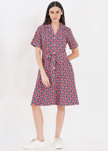 The Fay geo print Dress