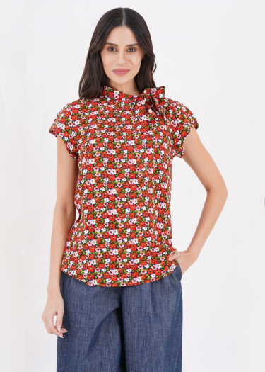 The Anna ditsy floral blouse