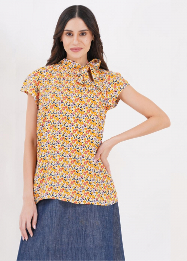 The Anna ditsy floral Blouse