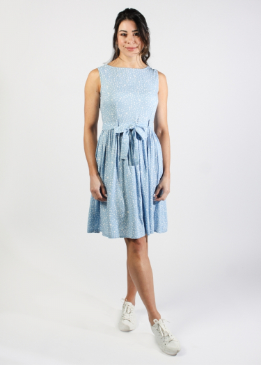 The Brigitte abstract Polka Dress