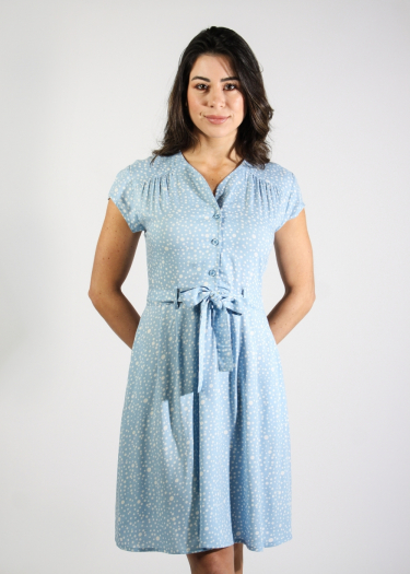 The Ingrid abstract polka Dress
