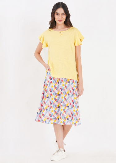 The Moa bauble Print Skirt