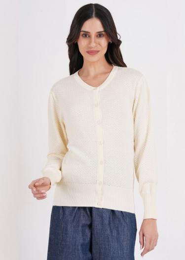 The Millie Waffle Cardigan
