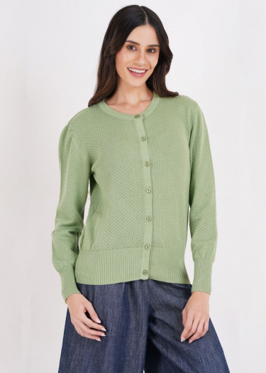 The Millie Waffle Cardigan