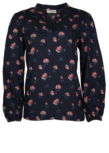 Floral print viscose blouse