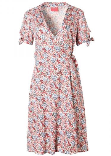 Sustainable Rayon Wrap Dress