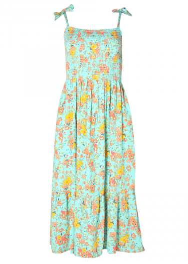 Carrie strap floral print dress