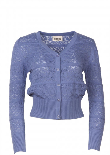 Circus V-neck Pointelle Cardigan