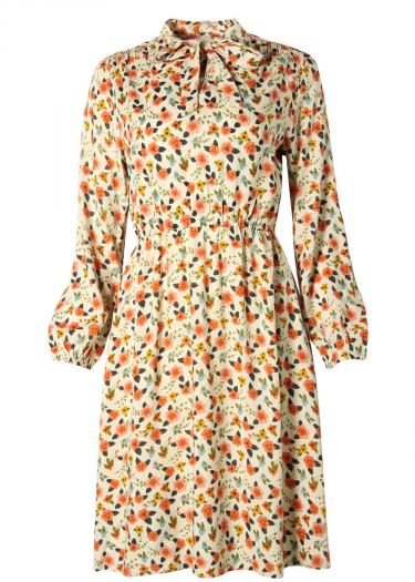 EcoVero Floral Print Tea Dress