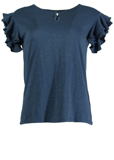 Flutter sleeve top