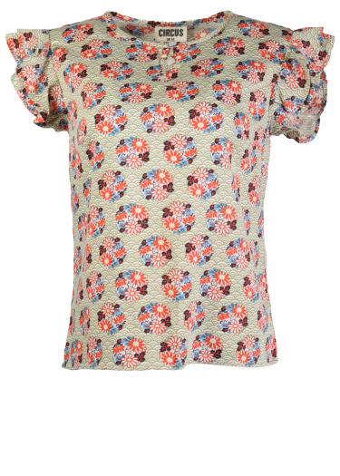 Flutter sleeve top