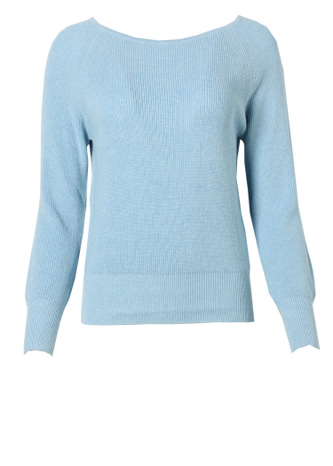 Organic Cotton Boat Neck Knit