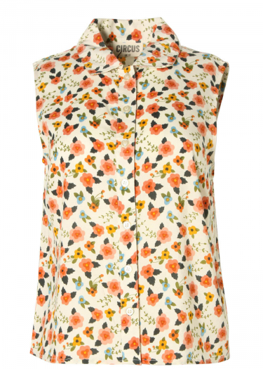 Organic Cotton Floral Blouse