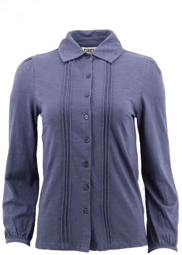 Pleated Jersey Shirt