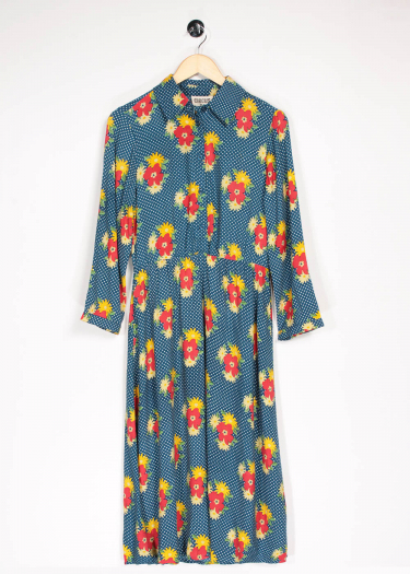 Stina Floral Shirt Dress