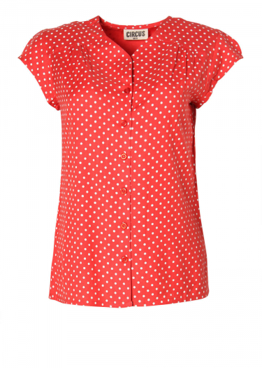 The Alvira Polkadot Blouse