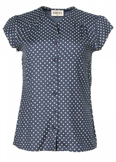 The Alvira Polkadot Blouse