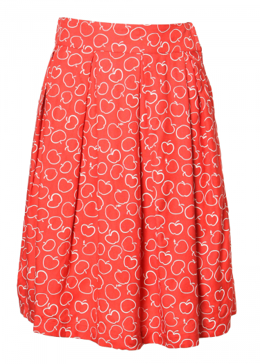 The Anita apple print Skirt