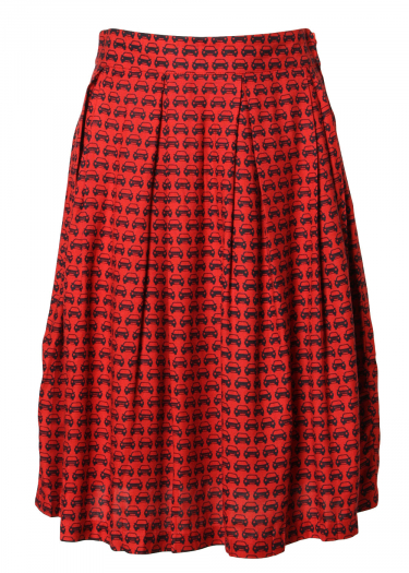 The Anita car print skirt