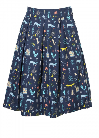 The Anita Fox Print Skirt
