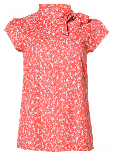 The Anna Lollipop Print Blouse