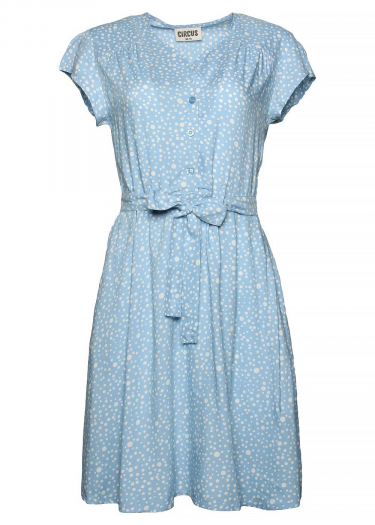 The Ingrid abstract polka Dress
