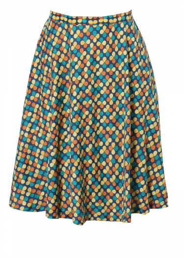The Marci Tile Print Skirt