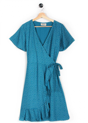 The Melina Polka Wrap Dress