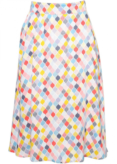 The Moa bauble print skirt