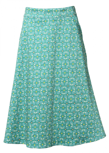 The Moa deco print skirt