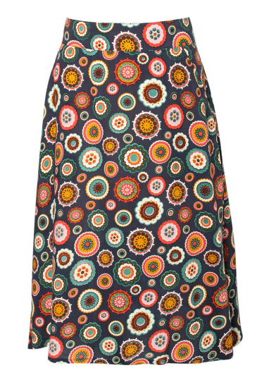 The Moa lilly print skirt