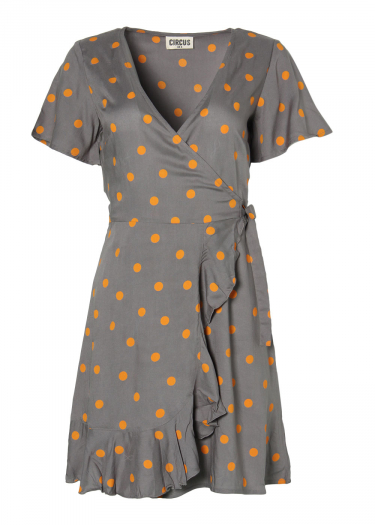 The Ruby Polka Wrap Dress