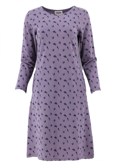 The Selma Swallow Print Dress