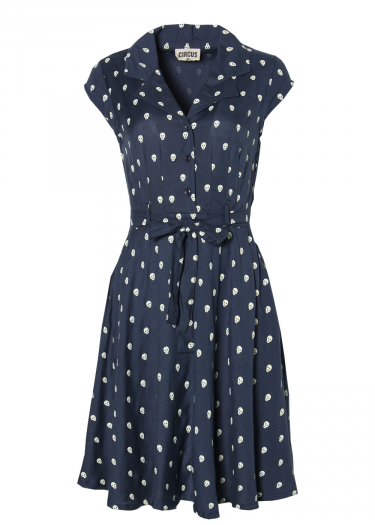 The Ava Skull Print Dress