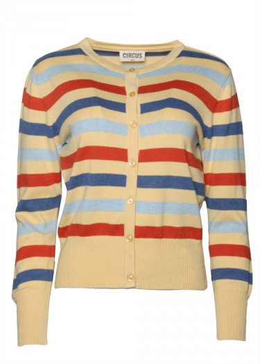 Contrast Stripe Cardigan