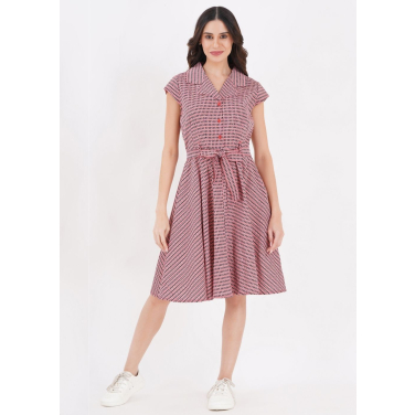The Ava geo pattern dress