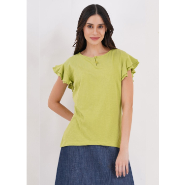 Nina Flutter sleeve top