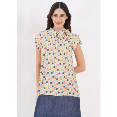 The Anna honey comb Blouse