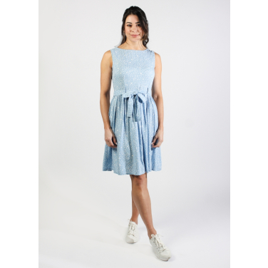 The Brigitte abstract Polka Dress