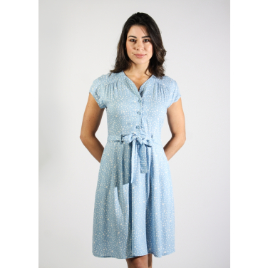 The Ingrid abstract polka Dress