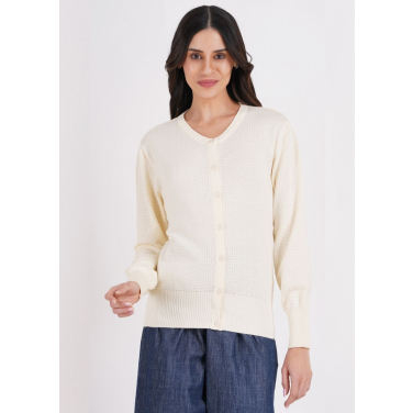 The Millie Waffle Cardigan