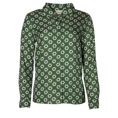 Floral tile printed shirt