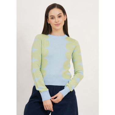 Round Neck Long Sleeves Knit