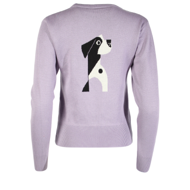 Dog Pattern Knitwear Jumper