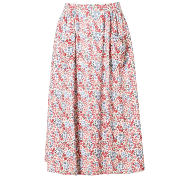 Sustainable Rayon Ditsy Print Skirt