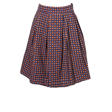 BCI Cotton Stretch Star Print Skirt