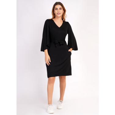 Classic V Neck Dress